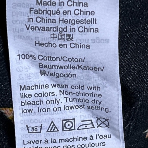 Madewell | Black Voile French Daisies Side Tie Top, Medium - Picture 11 of 11